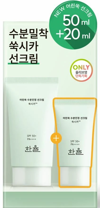 HANYUL Pure Artemisia Watery Calming Sun Cream product image