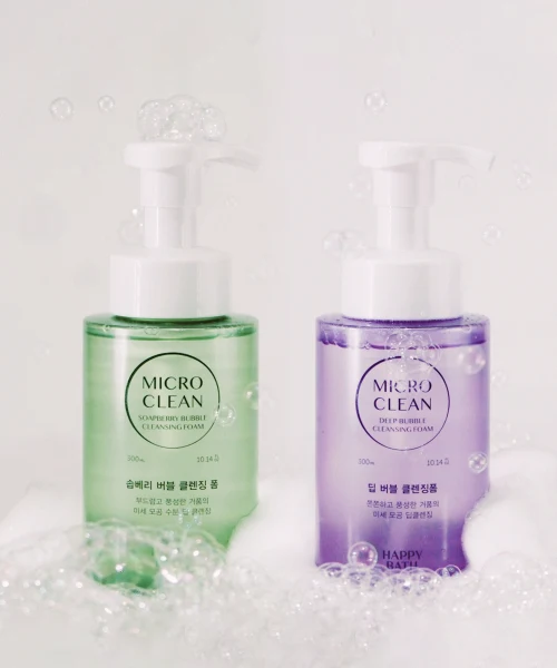 Happy Bath Micro Clean Bubble Cleansing Foam Deep Soapberry