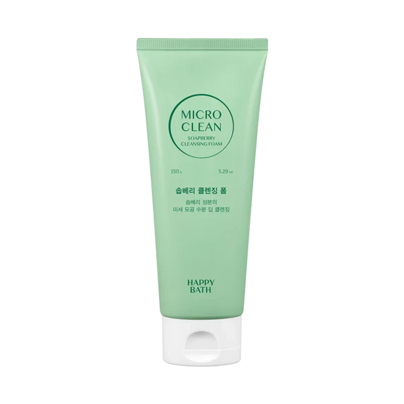HAPPYBATH Micro Clean Soapberry Cleansing Foam
