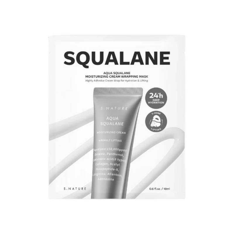 S.NATURE Aqua Squalane Moisturizing Cream Wrapping Mask product image