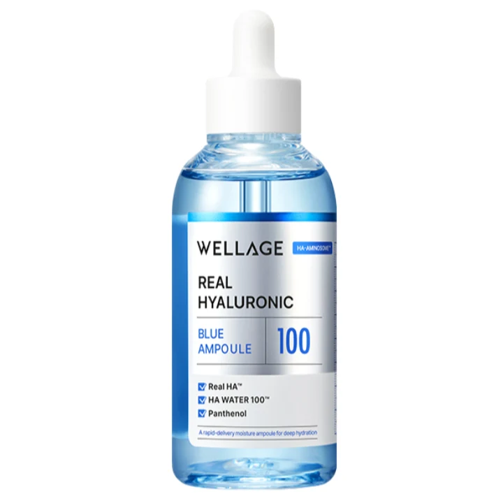 WELLAGE Real Hyaluronic Blue Ampoule 100