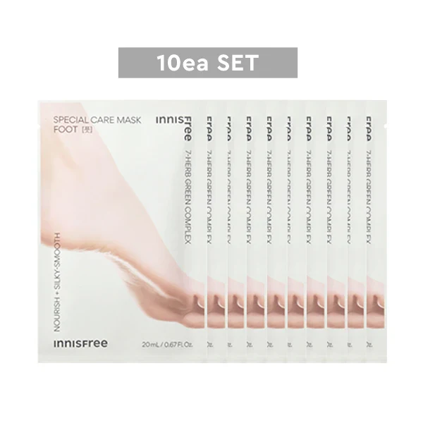 Innisfree Care Foot Mask 10-Piece