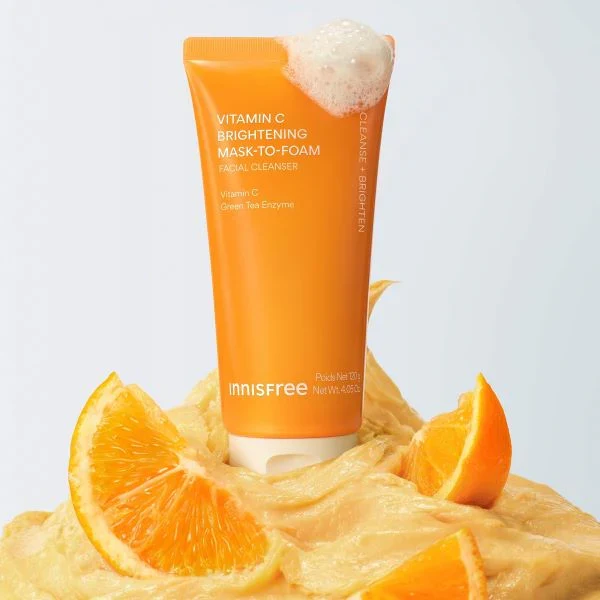 Innisfree Vitamin C Brightening Mask-to-Foam Cleanser product image