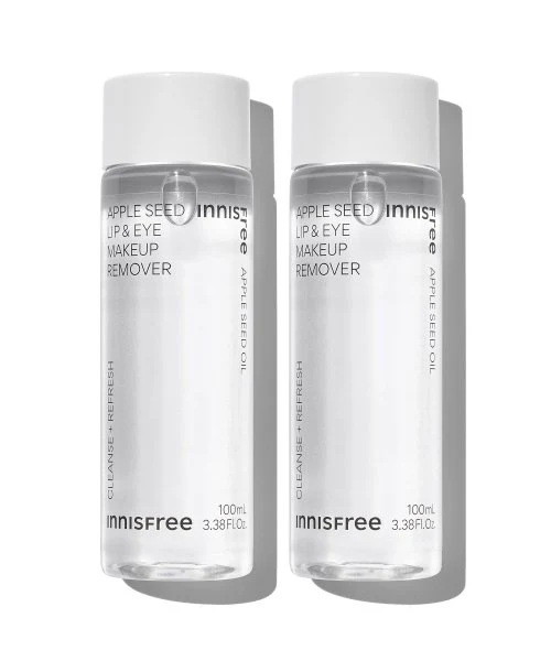 Innisfree Apple Seed Lip and Eye Makeup Remover Duo, Each