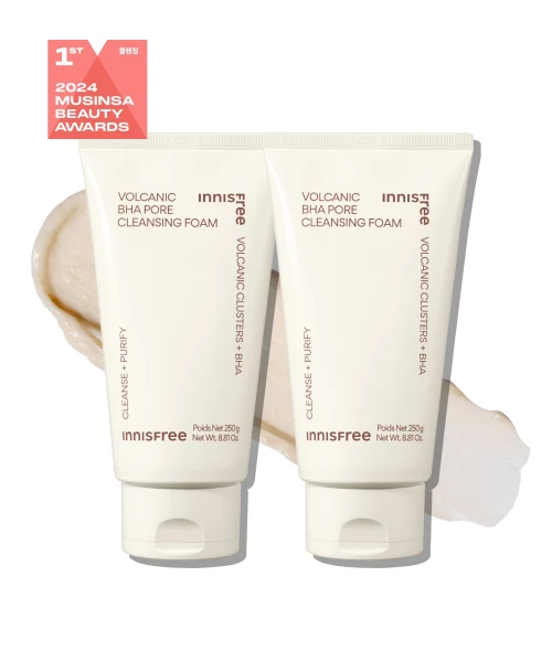 Innisfree Volcanic BHA Pore Cleansing Foam Jumbo Duo