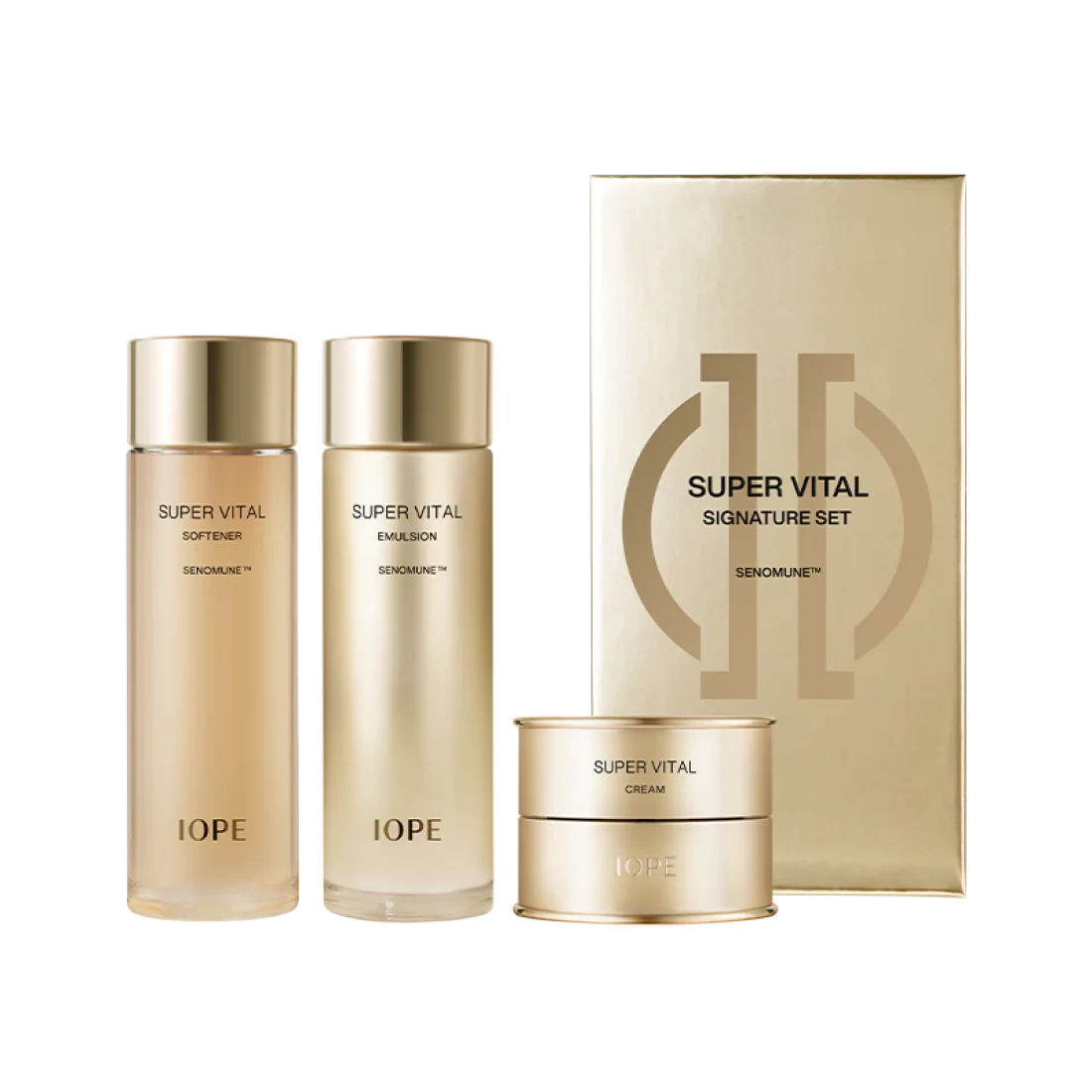 IOPE Super Vital Softener, Emulsion and Cream