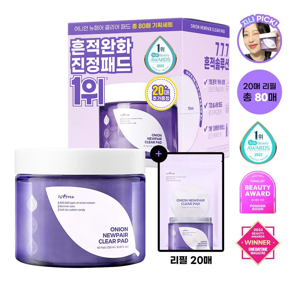 Isntree Onion pair Clear Toner Pads product image