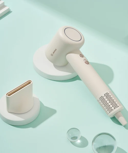 JMW BLDC Negative Ion Care Booster Hair Dryer in Oat Beige