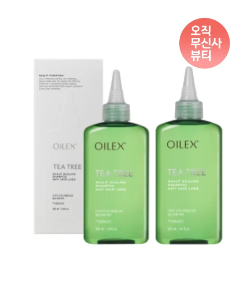 Kerasys OilEx Tea Tree Scalp Scaling Shampoo Duo, Each