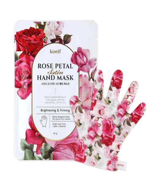 Koelf Rose Petal Satin Hand Mask 5-Pack product image