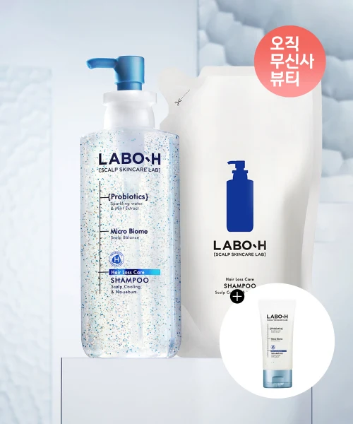 LABO-H Scalp Strengthening Clinic Cooling & No-Sebum Shampoo