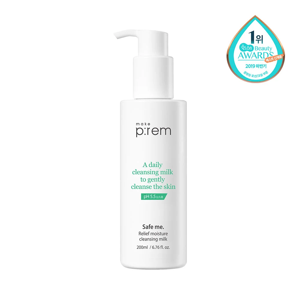 MAKE P:REM Safe Me Relief Moisture Cleansing Milk
