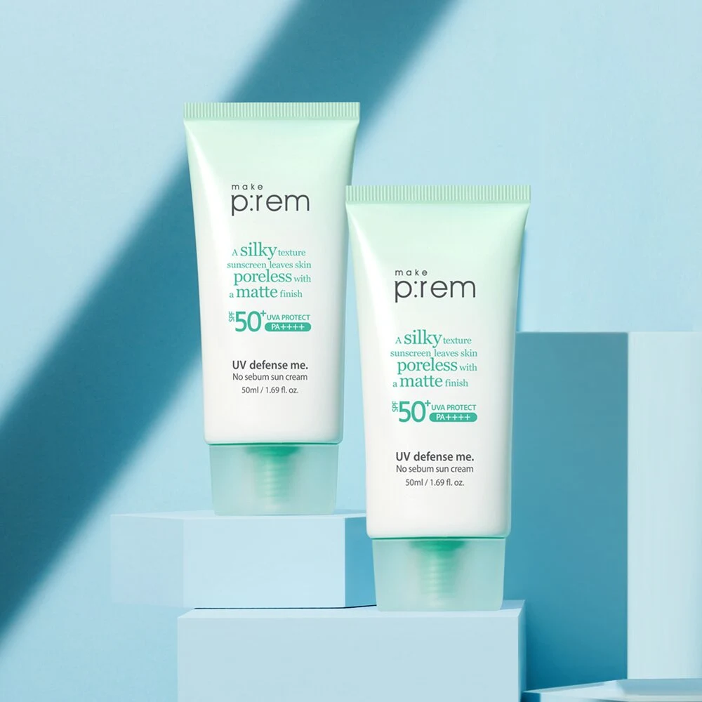 MAKE P:REM UV Defense Me No Sebum Sun Cream Duo