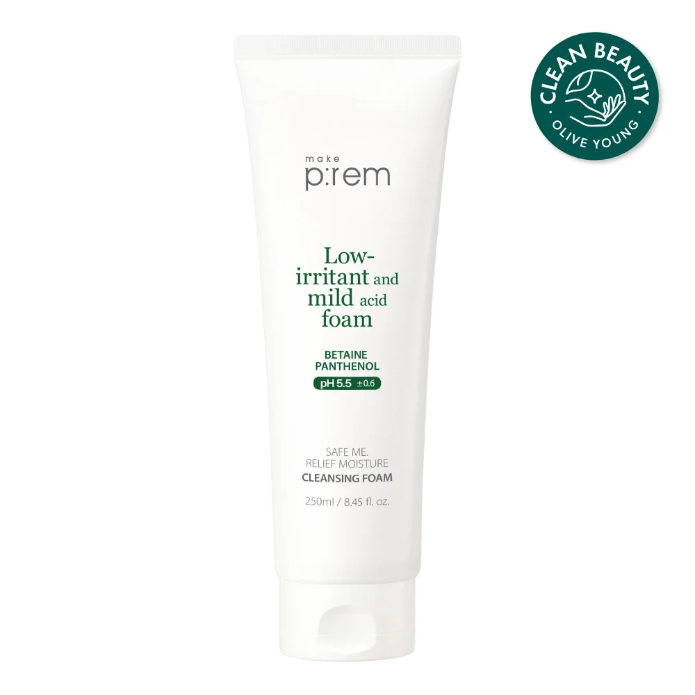 MAKE P:REM Makeprem Safe Me Relief Moisture Cleansing Foam