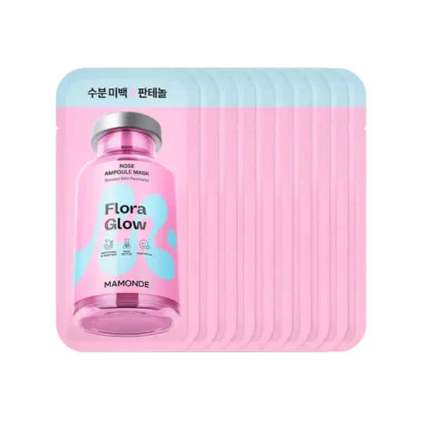 Mamonde Flora Glow Rose Ampoule Sheet Mask