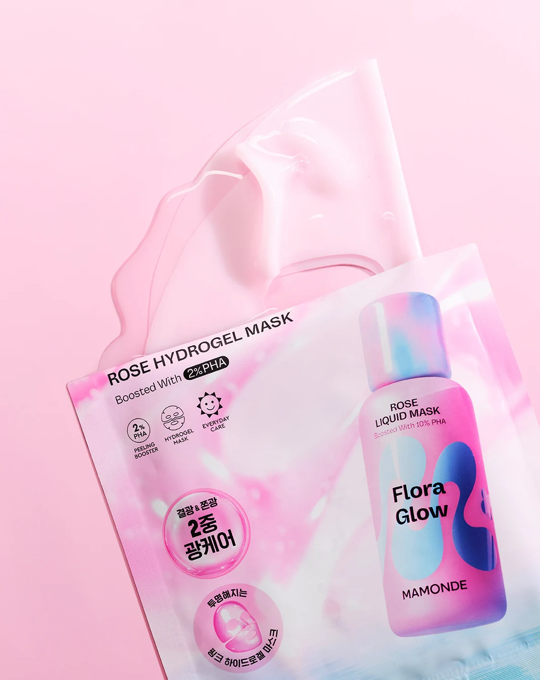 Mamonde Flora Glow Rose Hydrogel Sheet Mask
