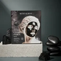 Mary & May Vegan Collagen Charcoal PDRN Mask