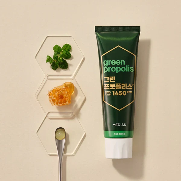 MEDIAN Green Propolis Fresh Mint Toothpaste Trio product image