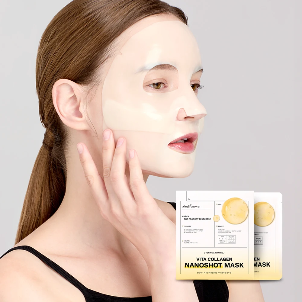 MediAnswer Vita Collagen Nano Shot Mask 10-Pack product image