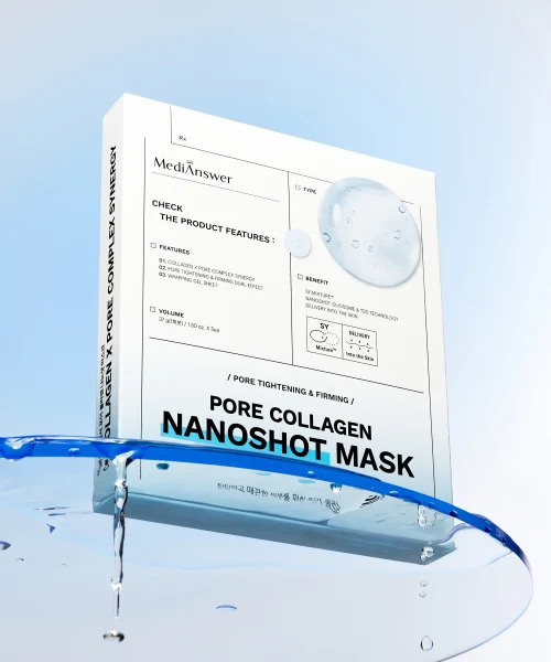 MediAnswer Pore Collagen Nano Shot Mask 5-Pack product image