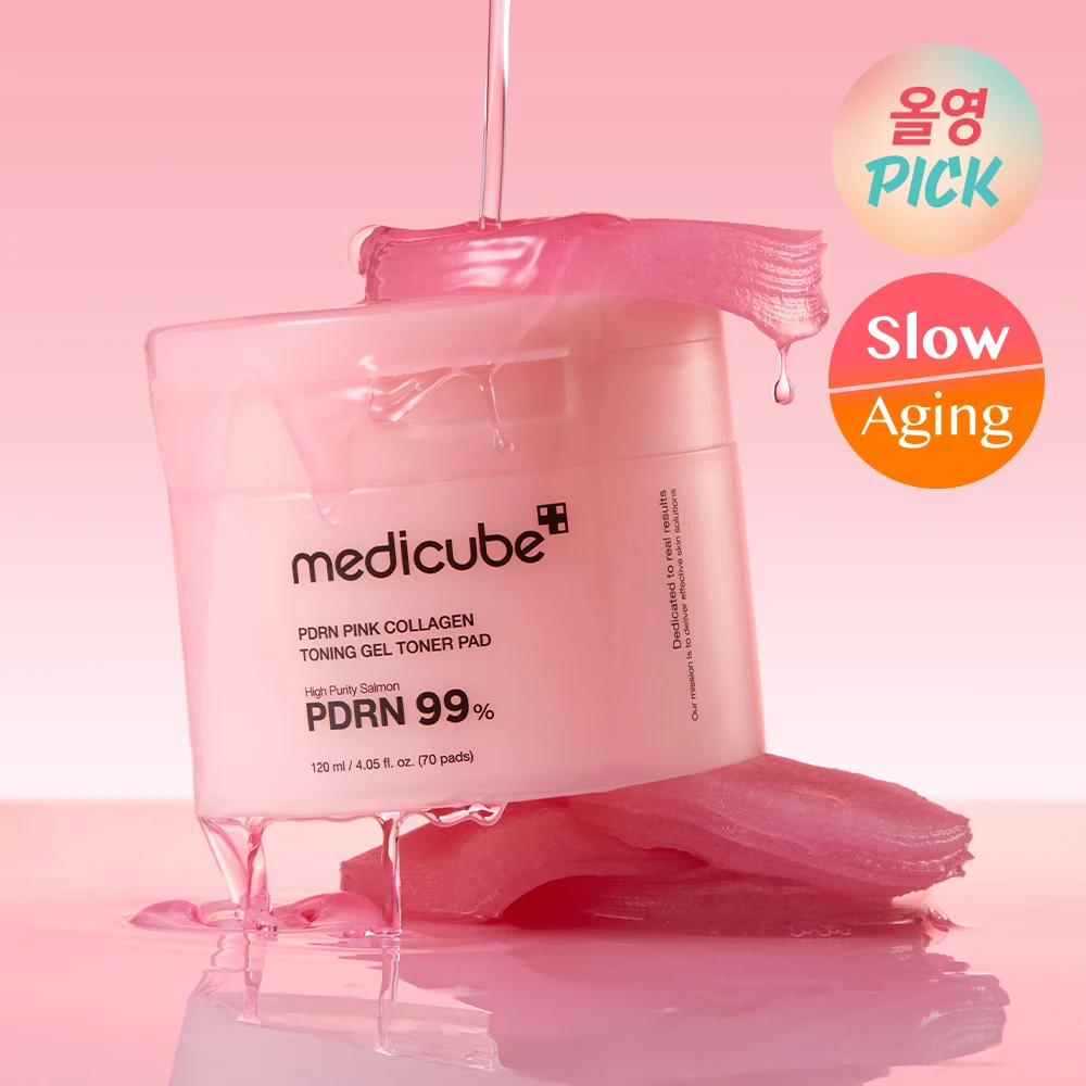 Medicube PDRN Pink Collagen Toning Gel Toner Pads product image