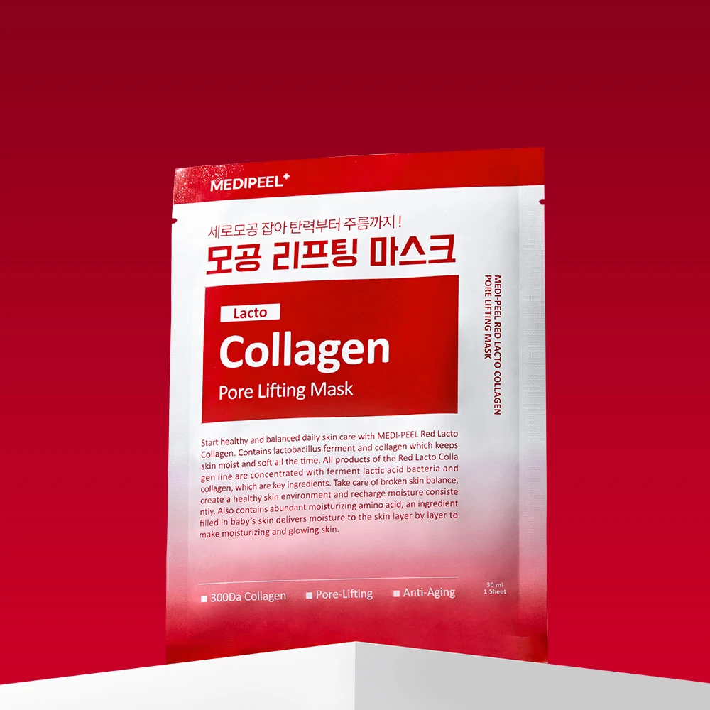 MEDIPEEL Red Lacto Collagen Pore Lifting Sheet Mask