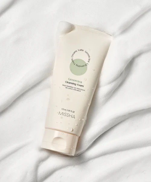 MISSHA Creamy Latte Green Tea Cleansing Foam product image