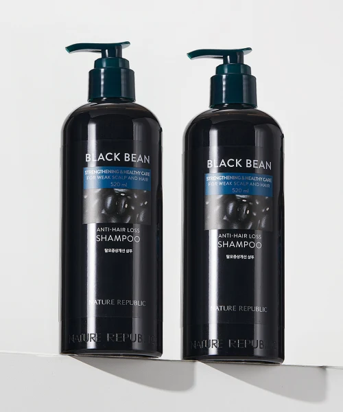 NATURE REPUBLIC Black Bean Hair-Thinning Care Shampoo Duo