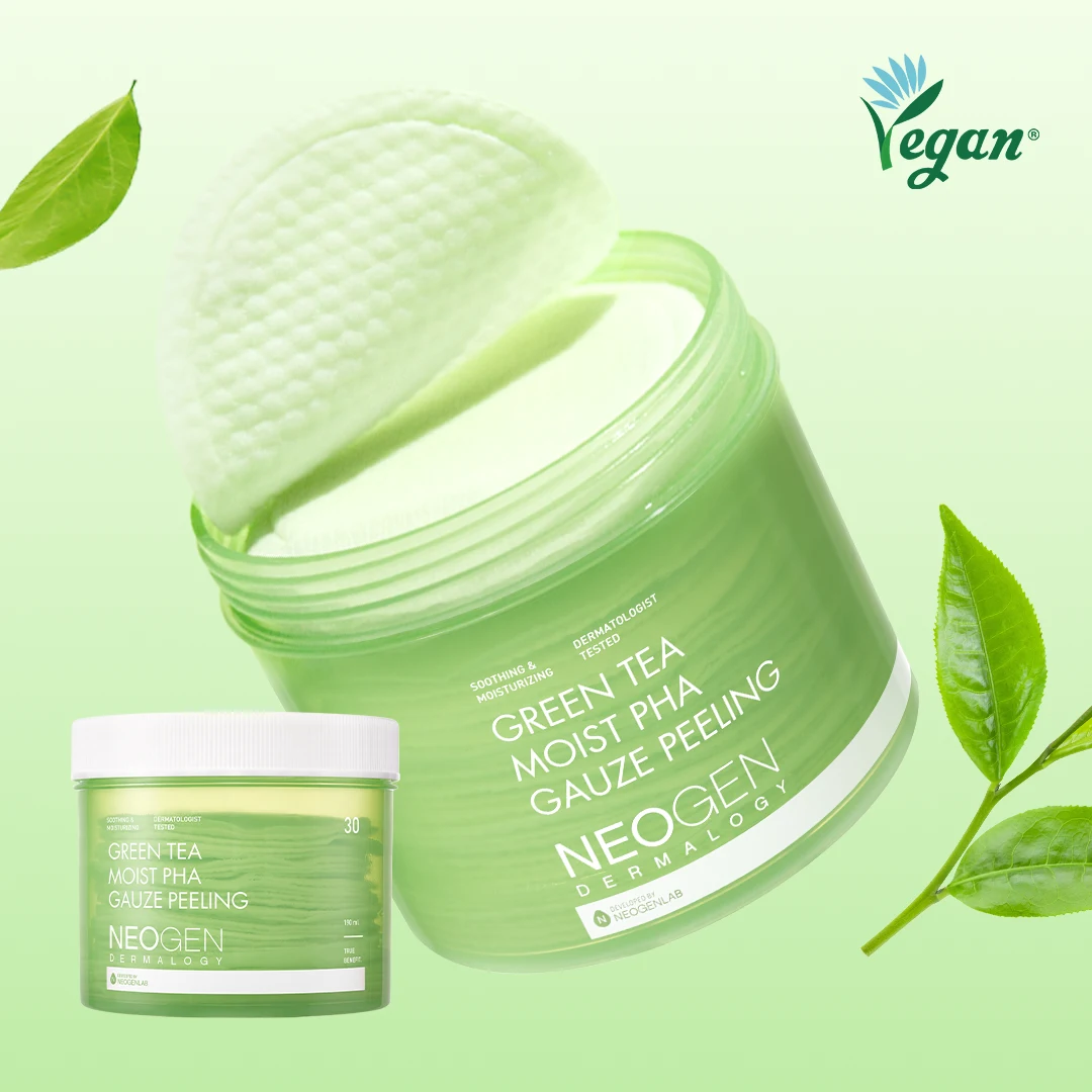 NEOGEN Dermalogy Green Tea Moist PHA Gauze Peeling Pads product image