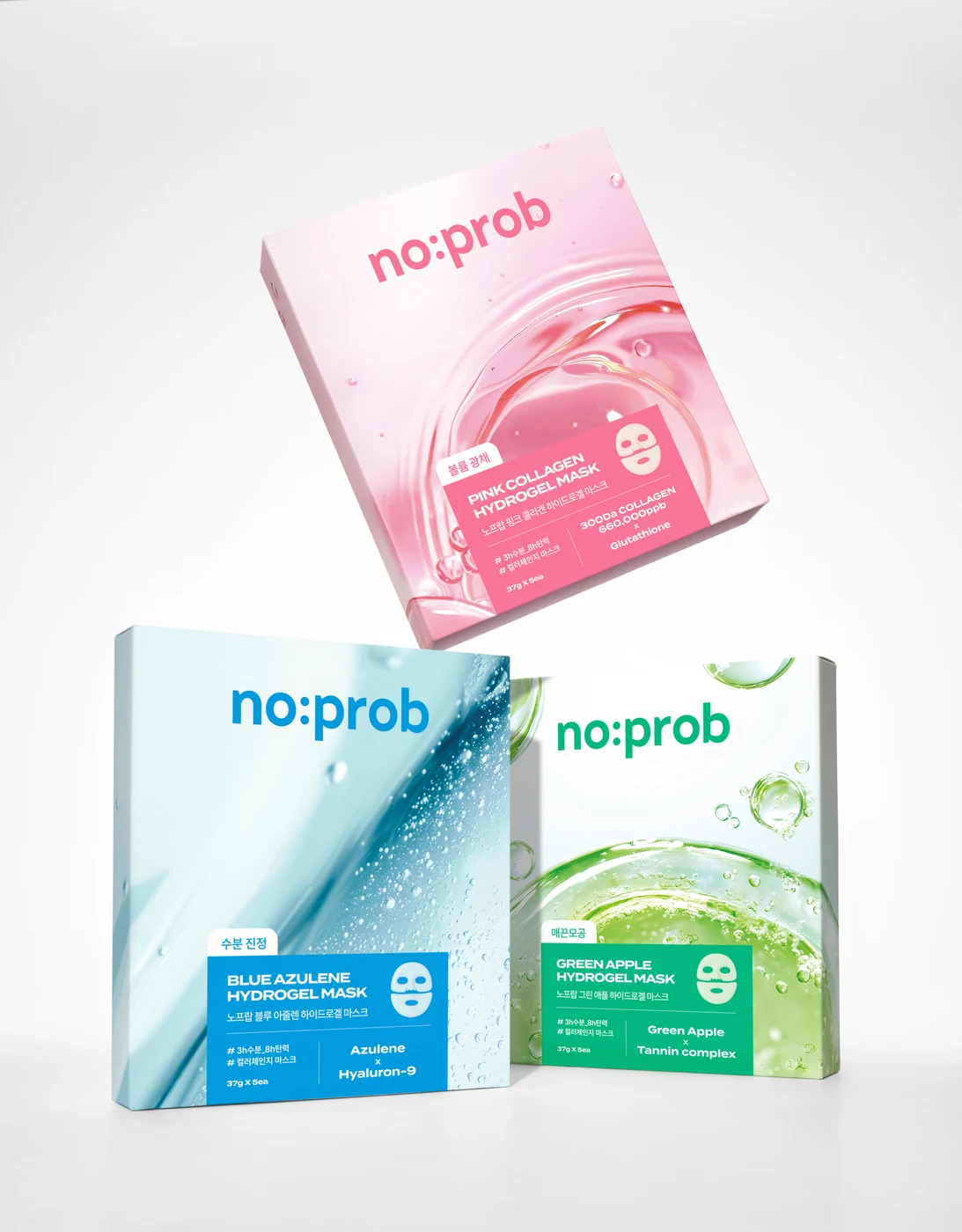 NoProb Green Apple Hydrogel Sheet Mask