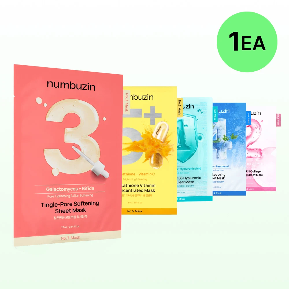 numbuzin Sheet Mask Single