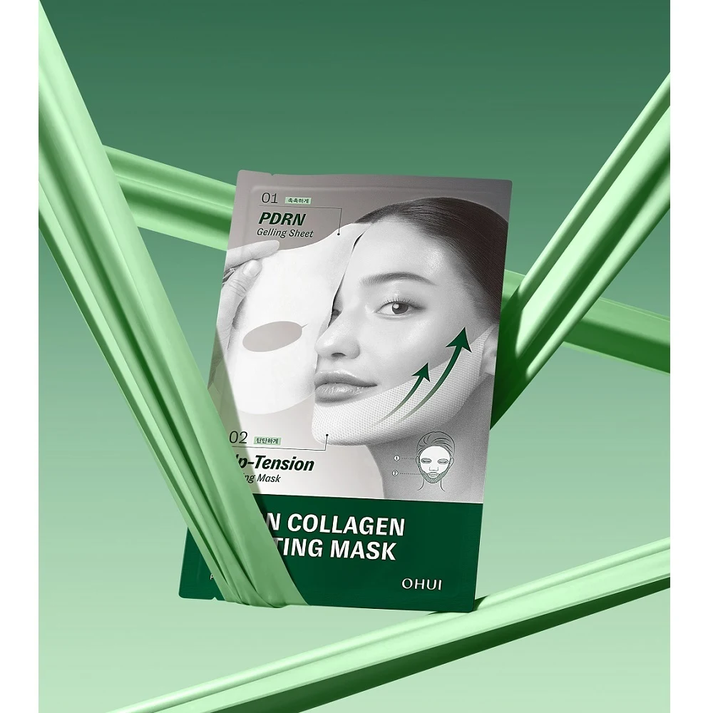 O HUI Prime Advancer PDRN Collagen Gel Lifting Sheet Mask product image