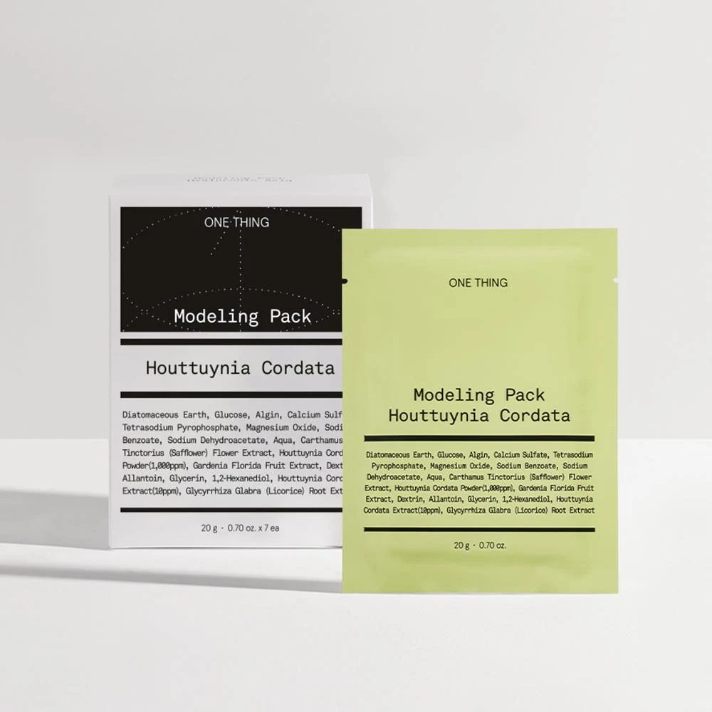 One Thing Houttuynia Cordata Modeling Mask Pack