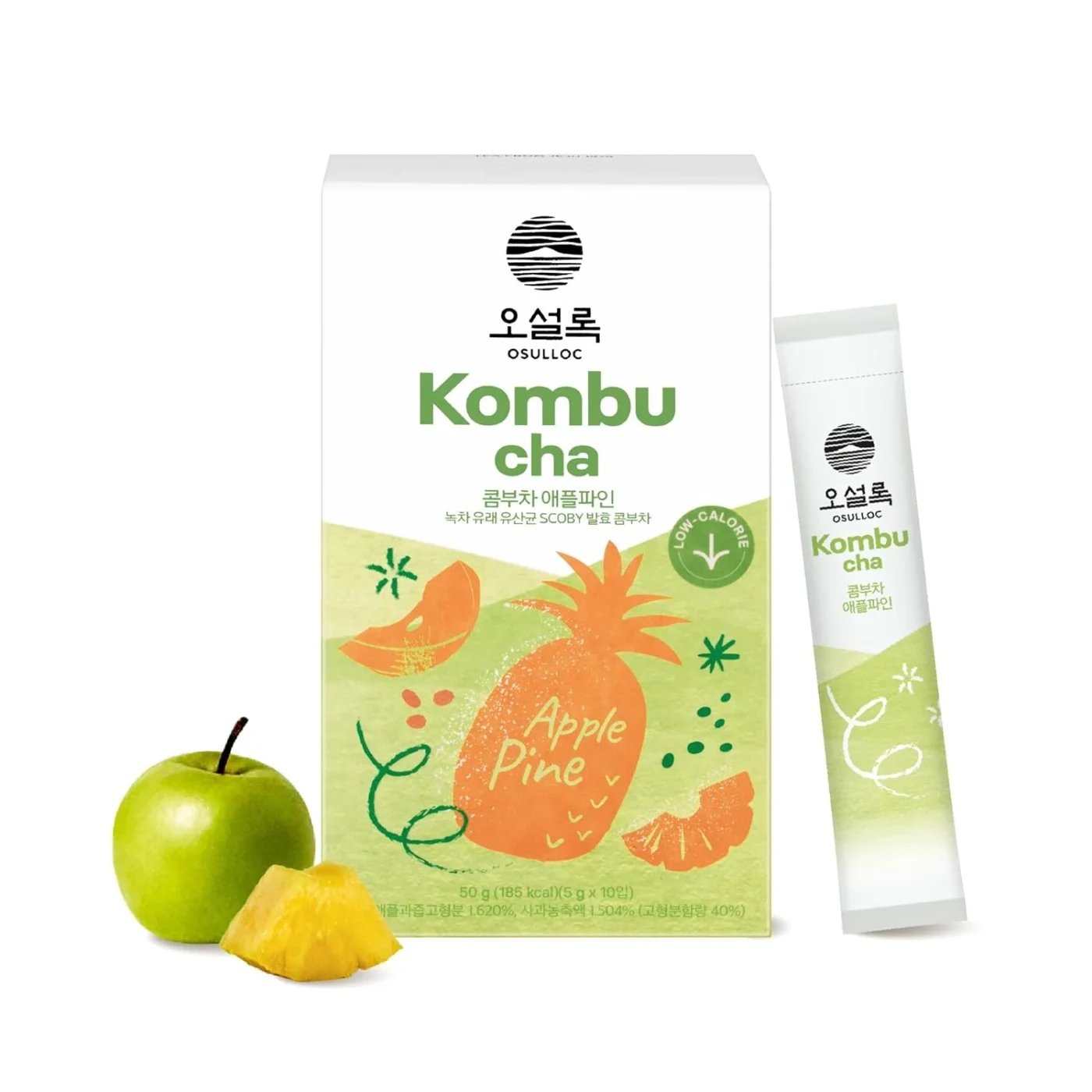 OSULLOC Kombucha Apple Pine 10-Pack product image