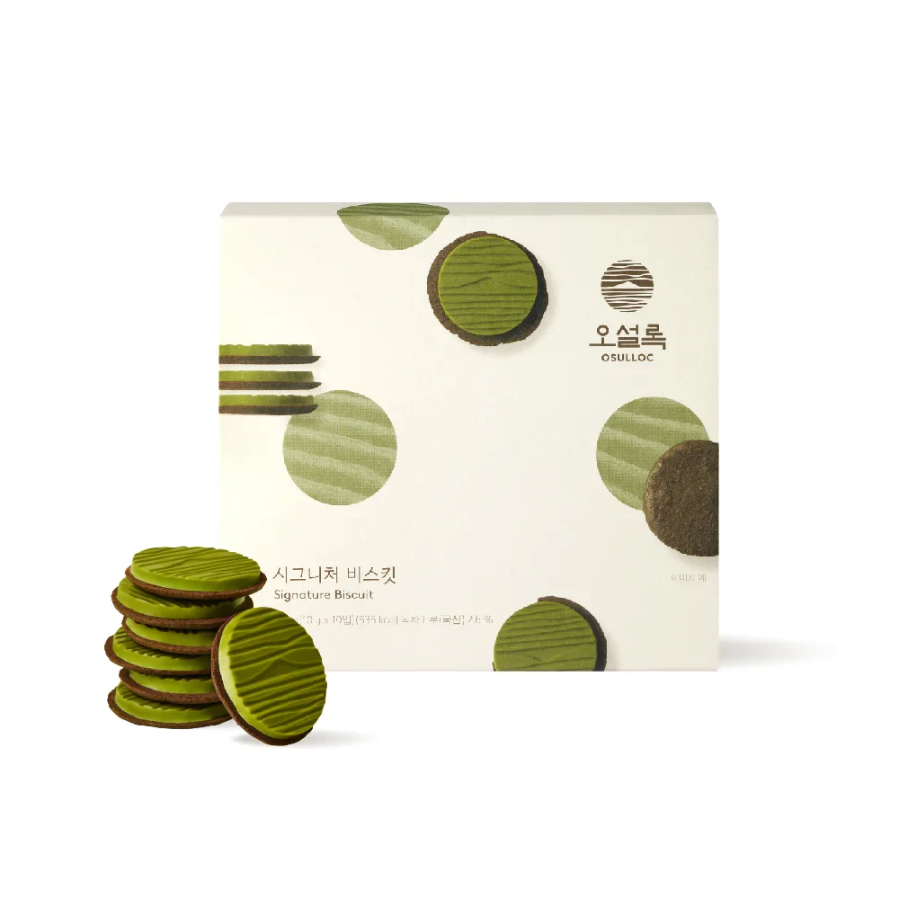 OSULLOC Green Tea Signature Biscuits