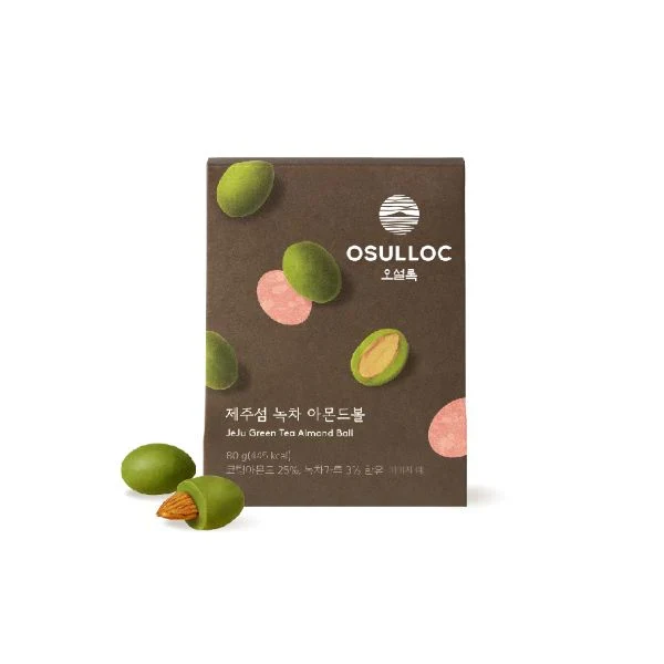 OSULLOC Jeju Green Tea Almond Balls product image