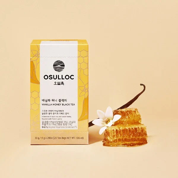 OSULLOC Vanilla Honey Black Tea Bags product image