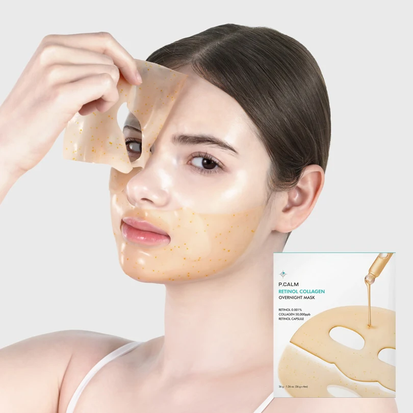P.Calm Retinol Collagen Overnight Sheet Mask