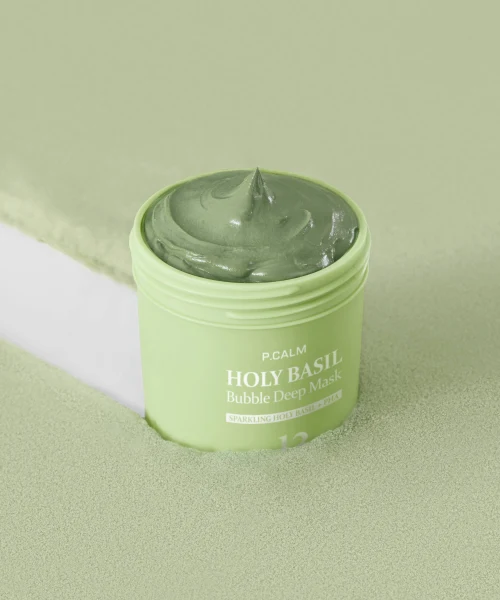 P.Calm Holy Basil Bubble Deep Mask Cleansing