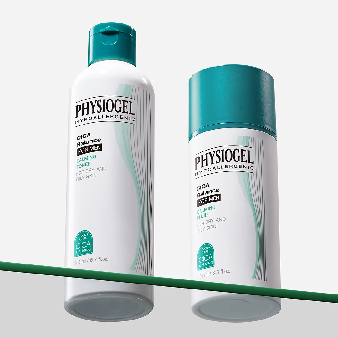 Physiogel Cica Balance for Men Toner and Fluid 2-Piece product image