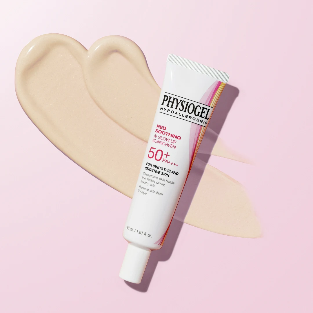 Physiogel Red Soothing AI Glow Up Sunscreen product image