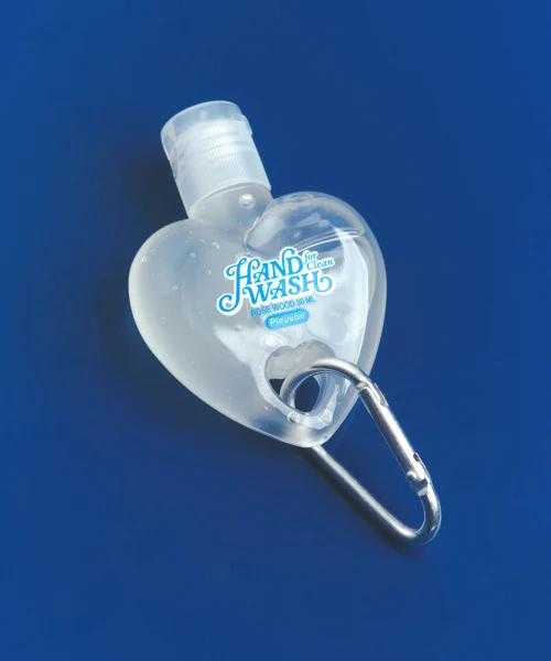 Pleuvoir Heart Keyring Hand Wash Rosewood product image