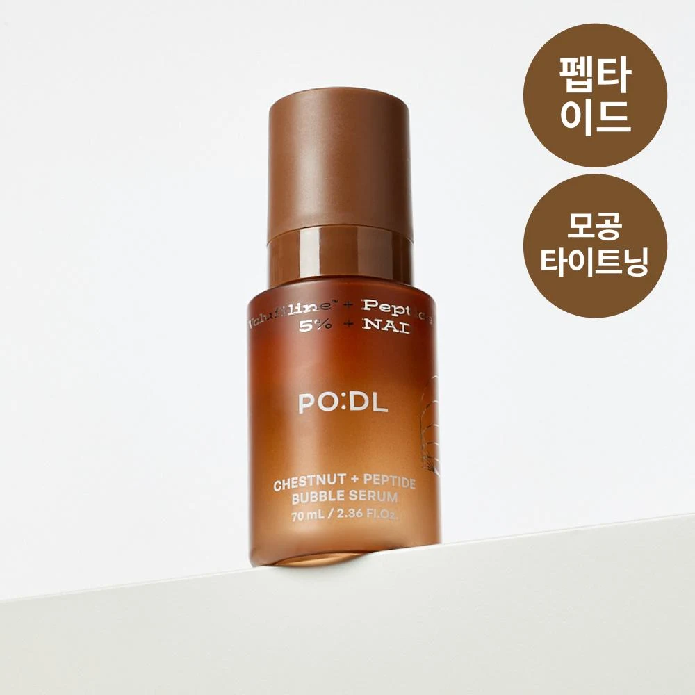 PODL Chestnut Peptide Pore Tightening Bubble Serum product image