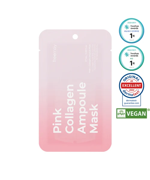 Premei Pink Collagen Ampoule Sheet Mask