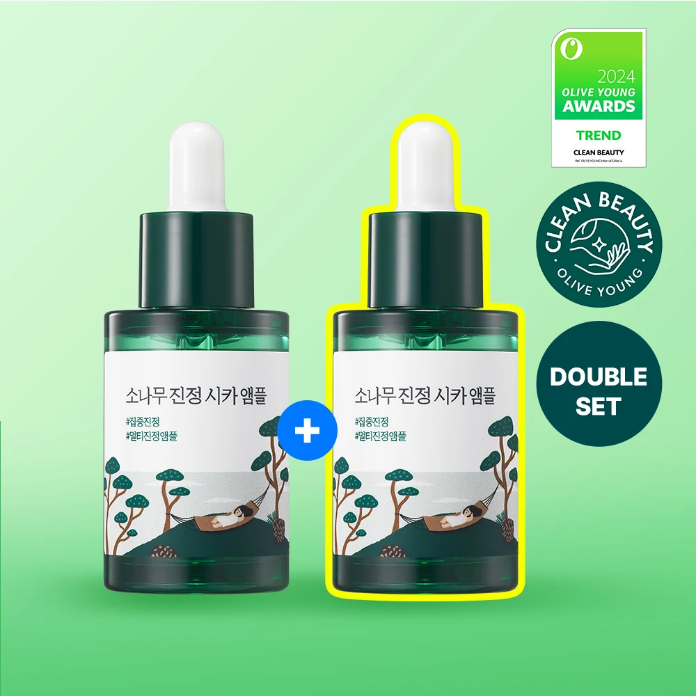 Round Lab Pine Calming Cica Ampoule Pack