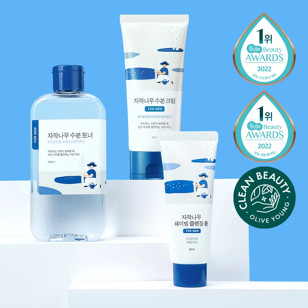Round Lab For Men Birch Juice Toner and Cream with Shaving Foam product image