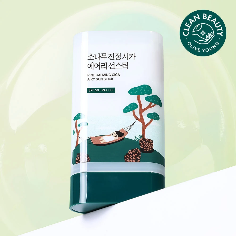 Round Lab Pine Calming Cica Airy Sun Stick product image