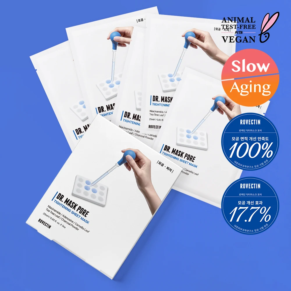 Rovectin Dr. Mask Pore Sheet Mask 5-Pack product image