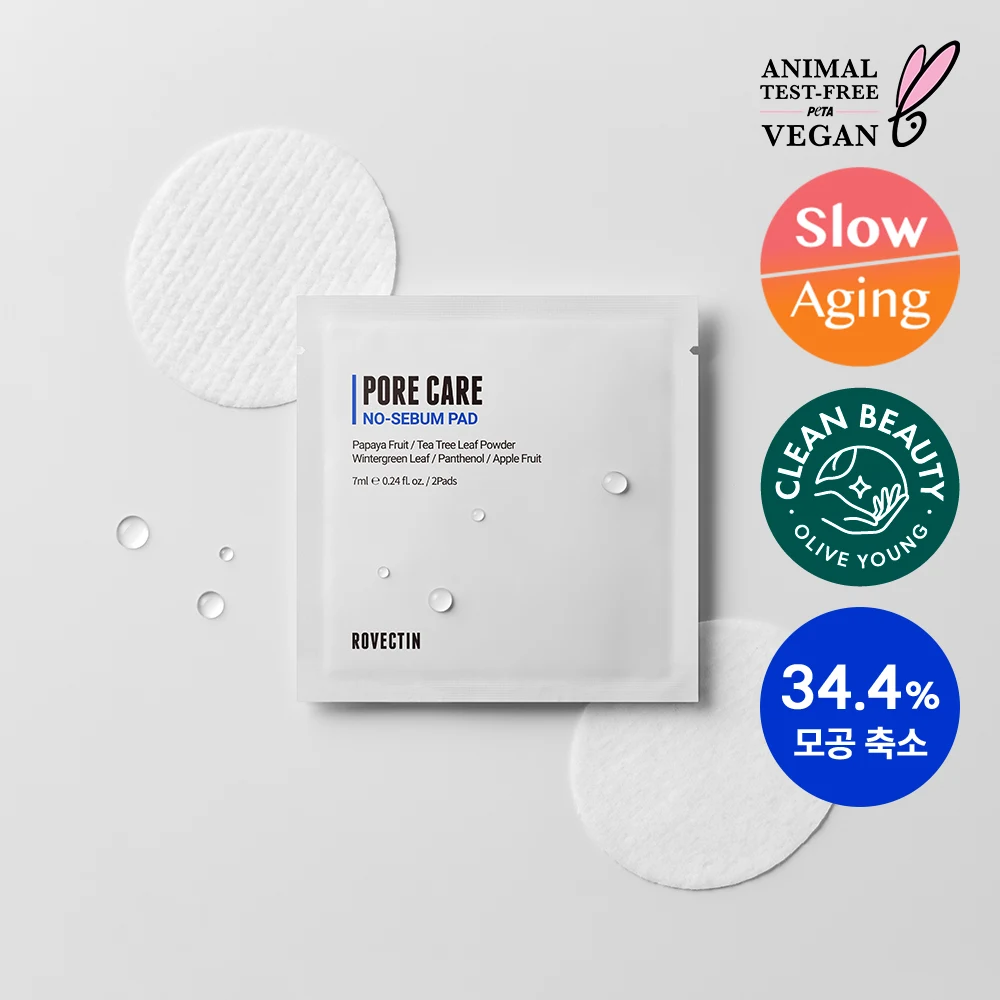 Rovectin Pore Care No Sebum Portable Pads