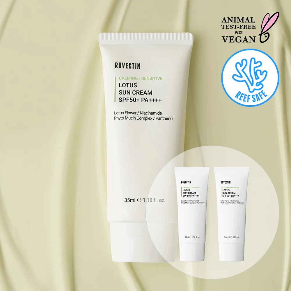 Rovectin Calming Sensitive Lotus Sun Cream Duo